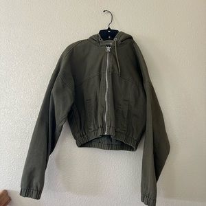 pacsun cropped jacket